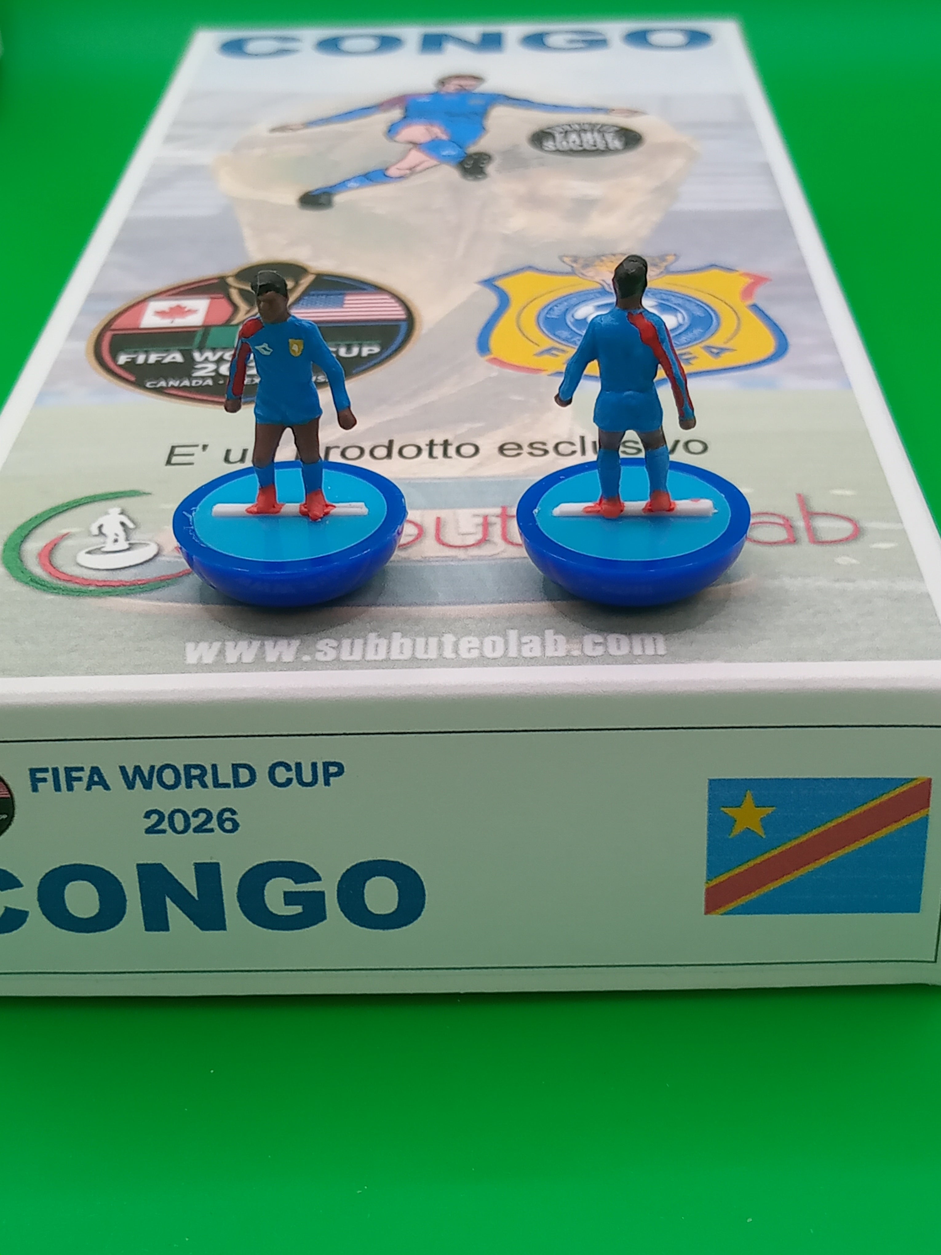Subbuteolab collana mondiali 2026 Repubblica Democratica Del Congo - dipinta a mano