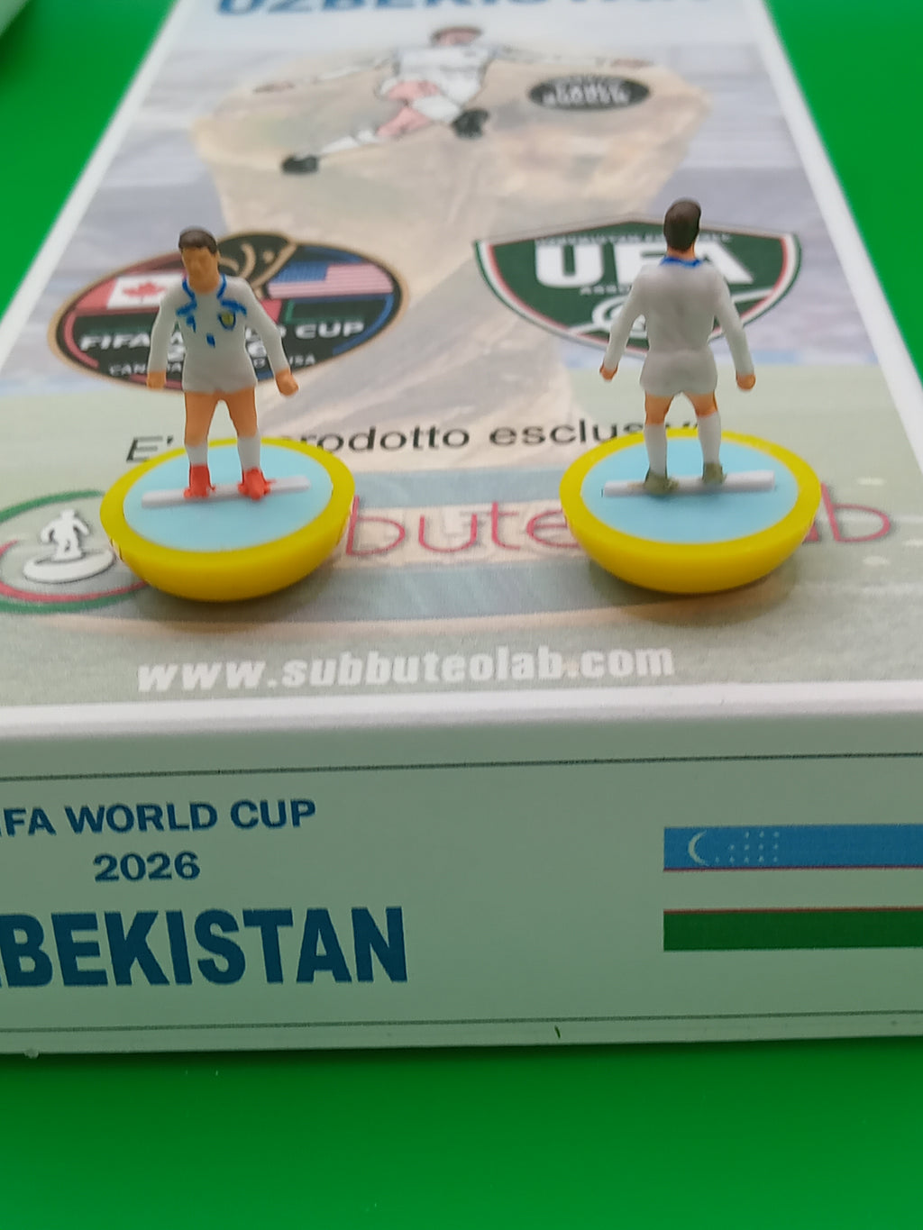 Subbuteolab collana mondiali 2026 Uzbekistan - dipinto a mano