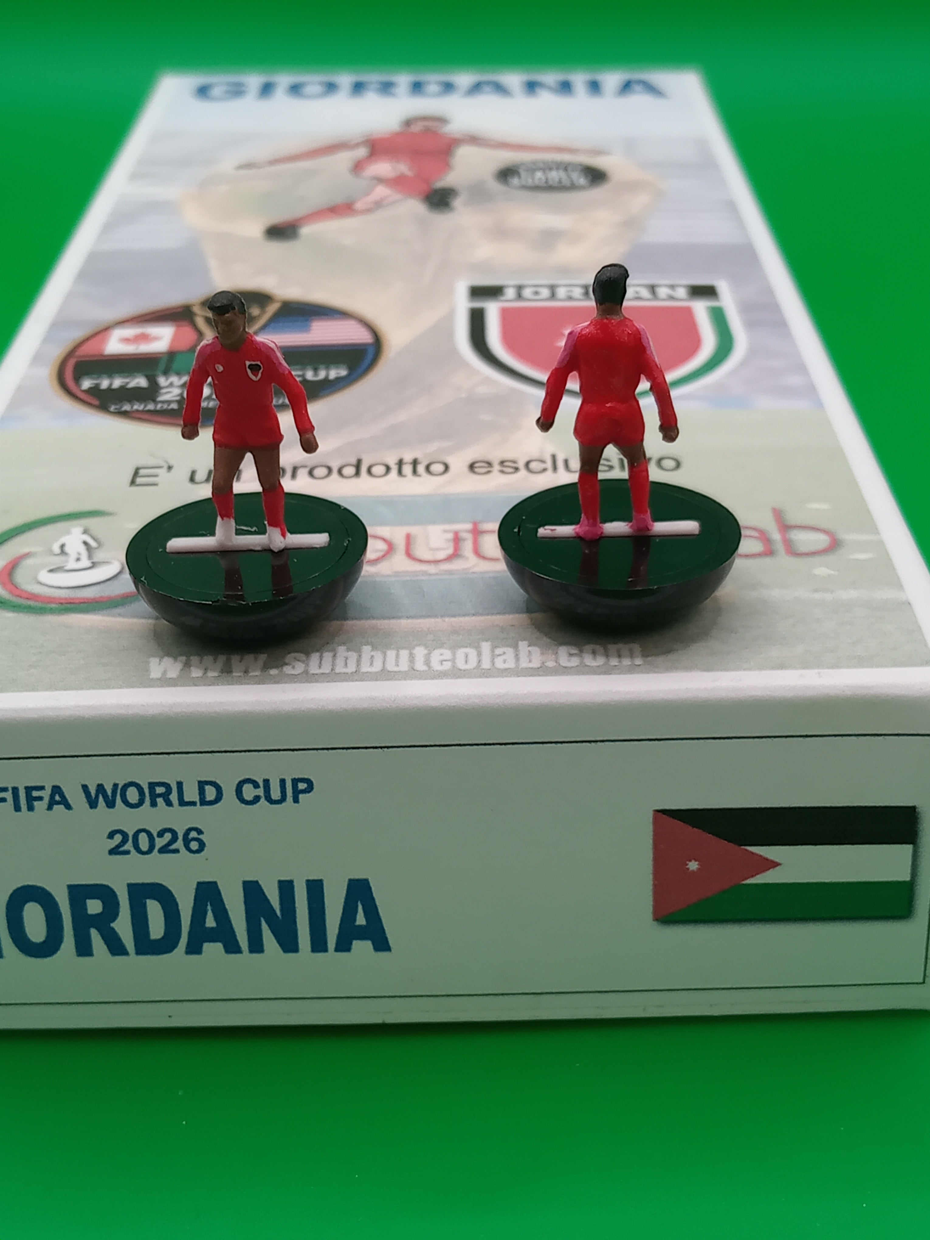 Subbuteolab collana mondiali 2026 Giordania - dipinta a mano
