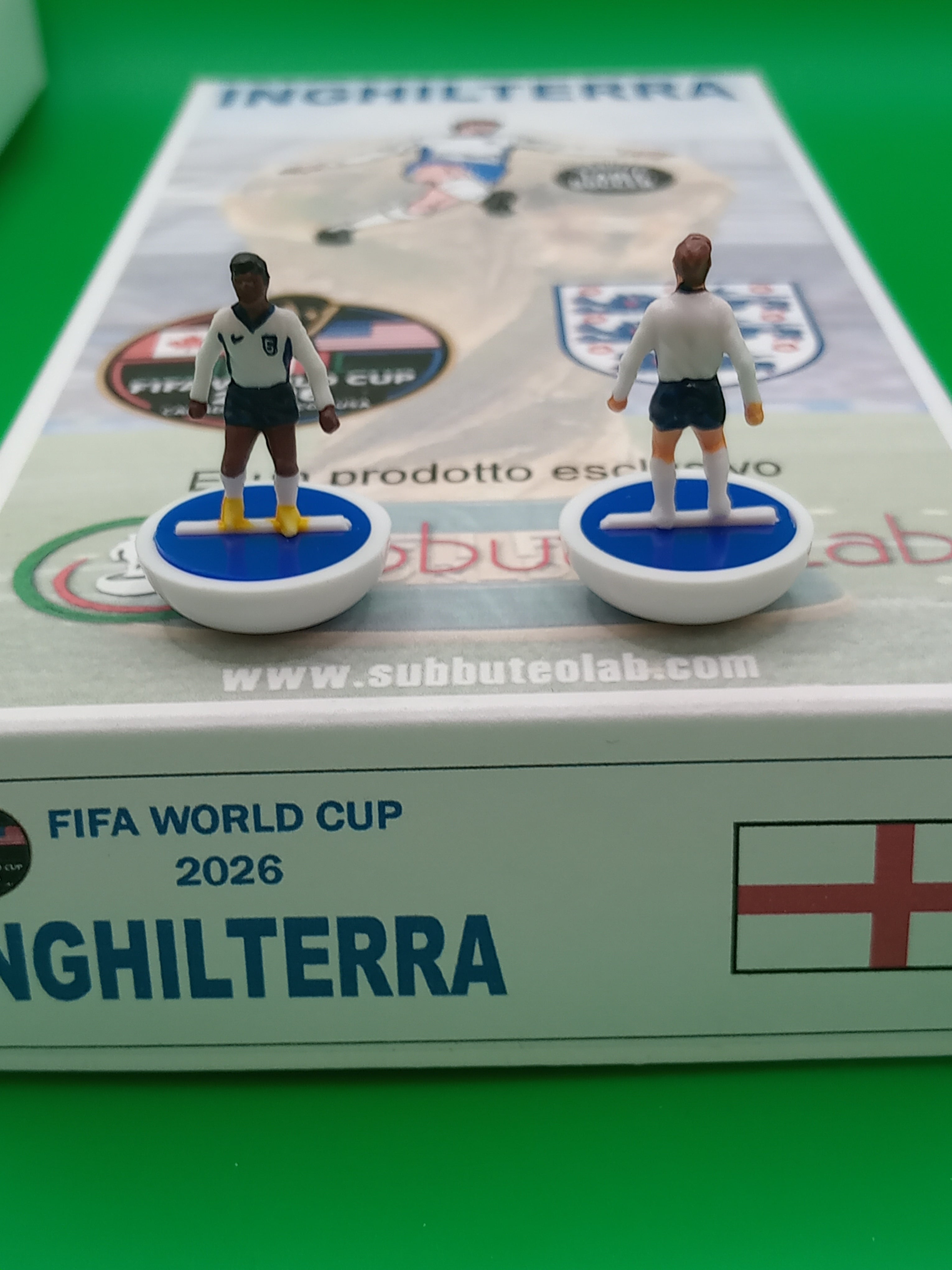 Subbuteolab collana mondiali 2026 Inghilterra - dipinta a mano