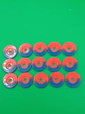 Astrobase kit da 15 dischetti bicolore - rosso/blu