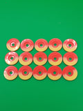 Astrobase kit da 15 dischetti bicolore - giallo/rosso