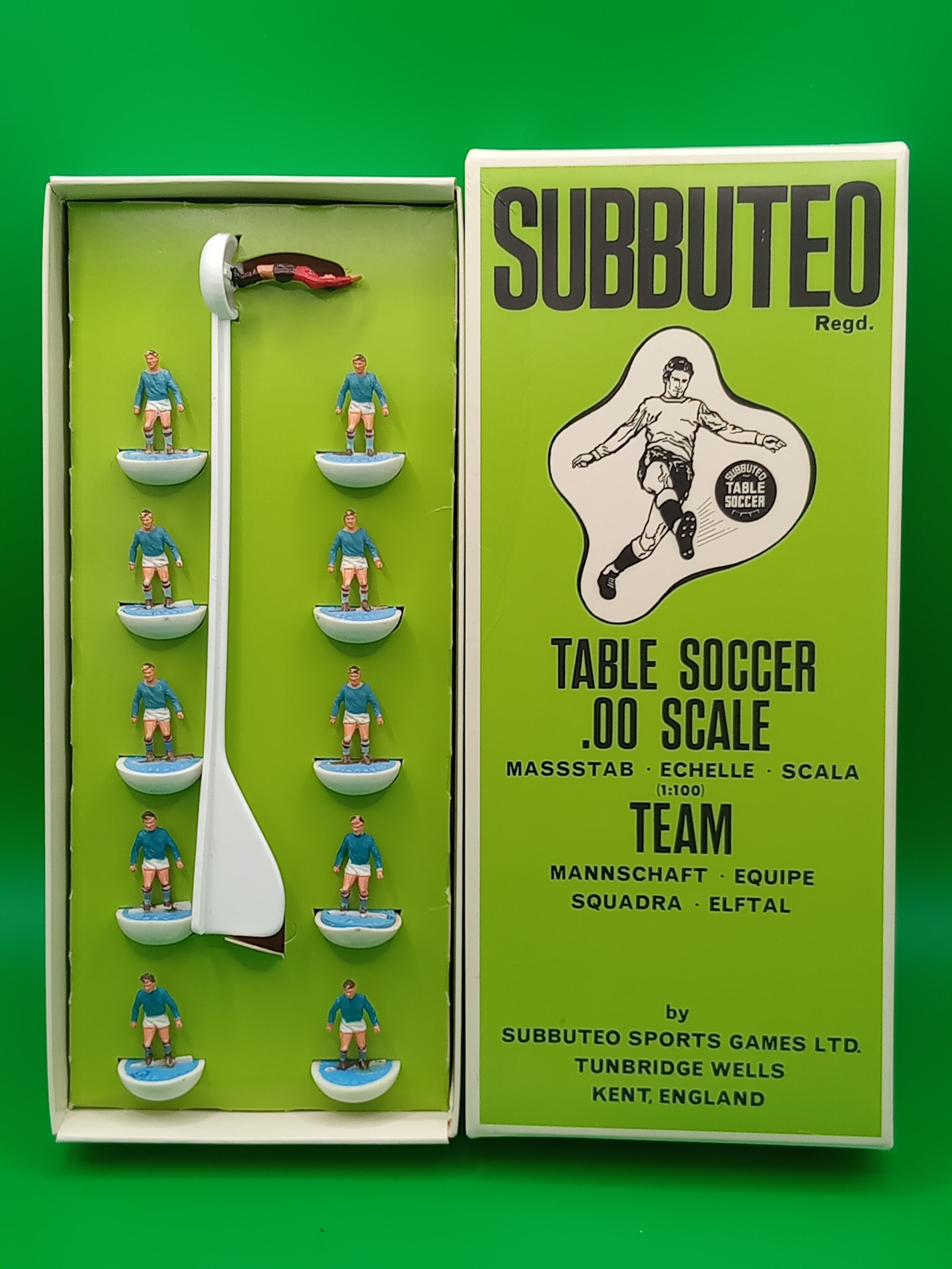 Subbuteo squadra HW Manchester City - ridipinta