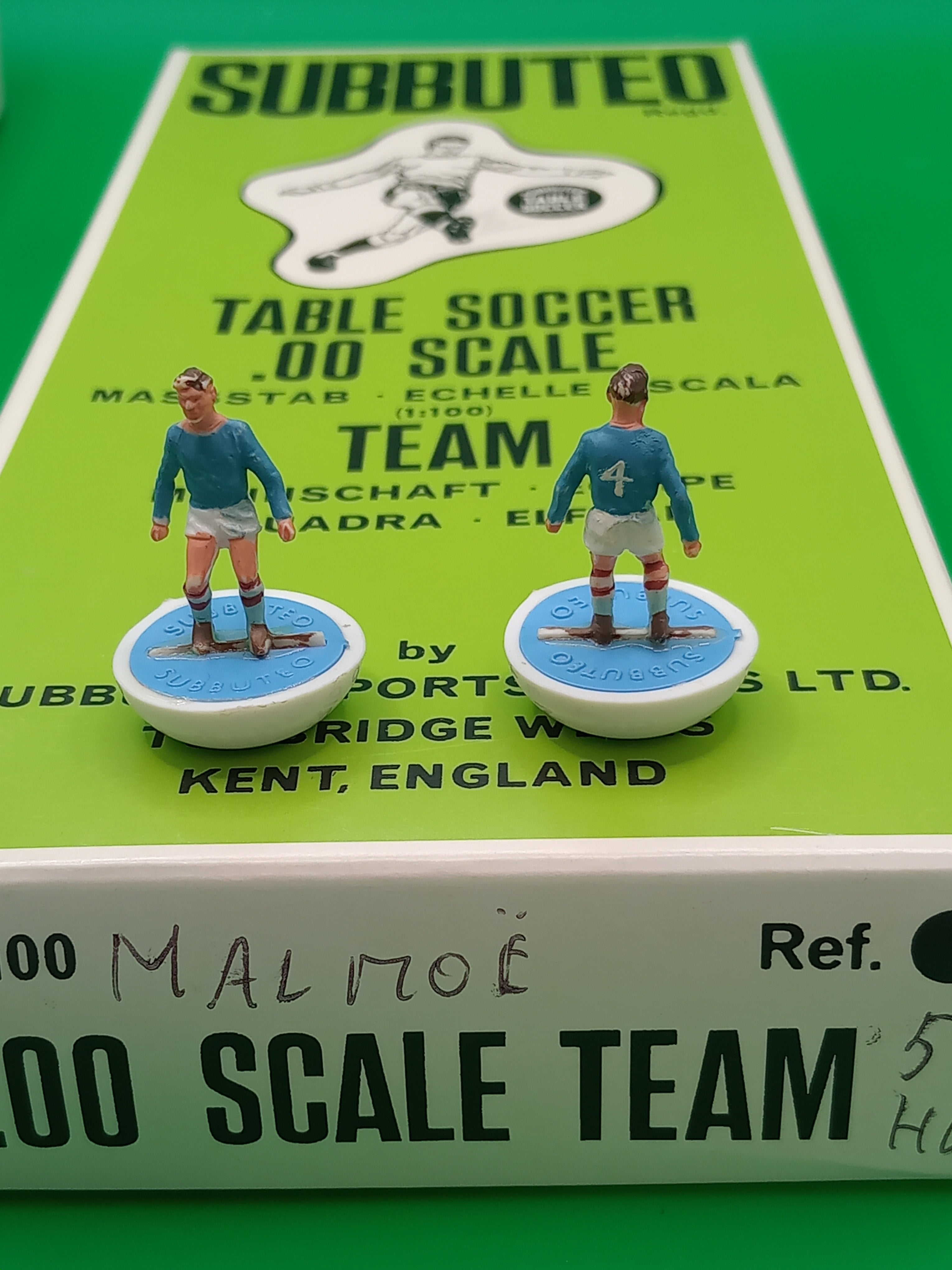 Subbuteo squadra HW Manchester City - ridipinta