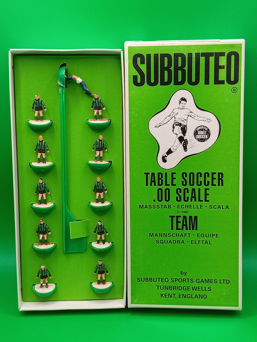 Subbuteo squadra hw Borussia M'Gladbach 2nd - ridipinta
