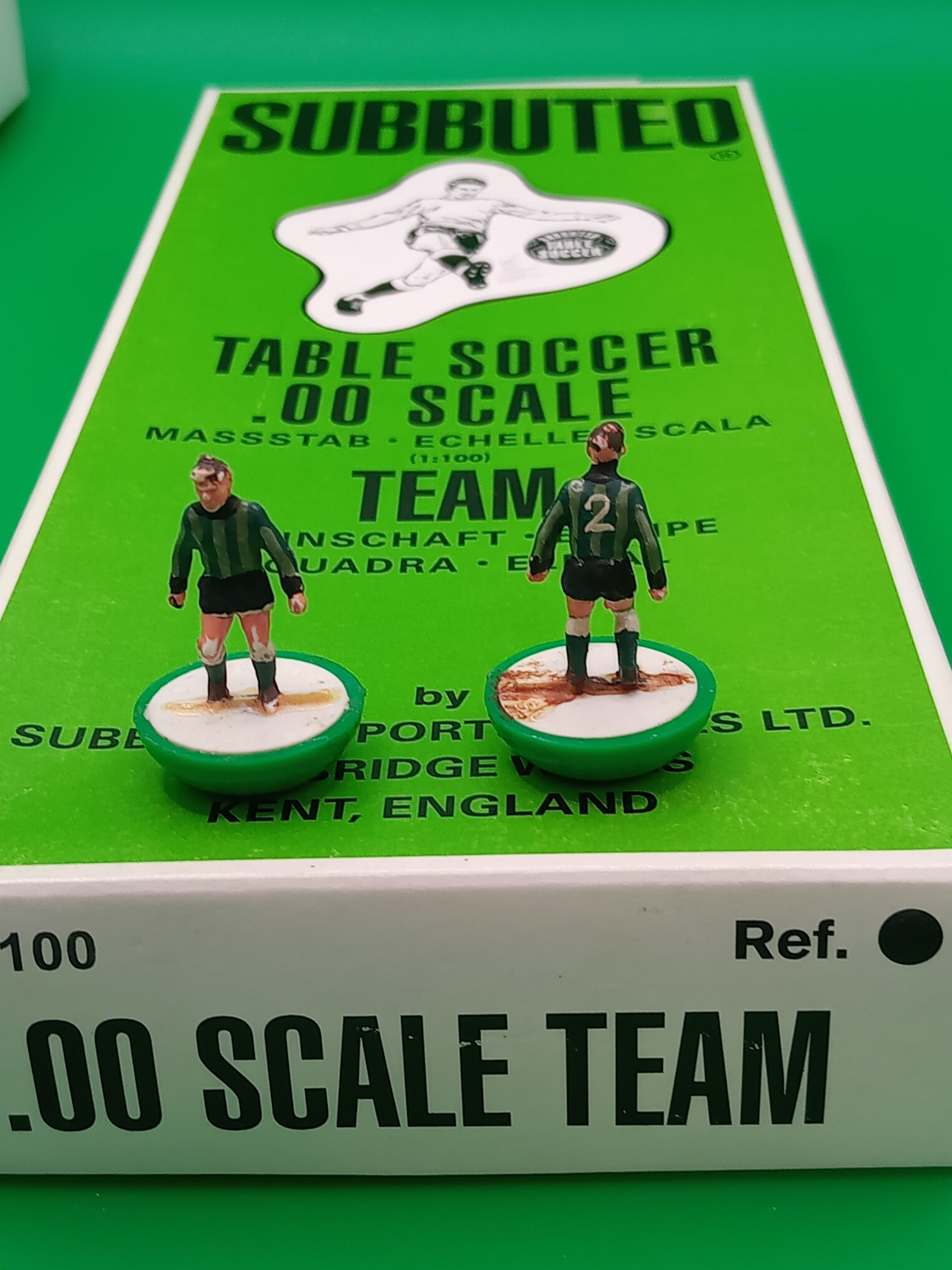Subbuteo squadra hw Borussia M'Gladbach 2nd - ridipinta