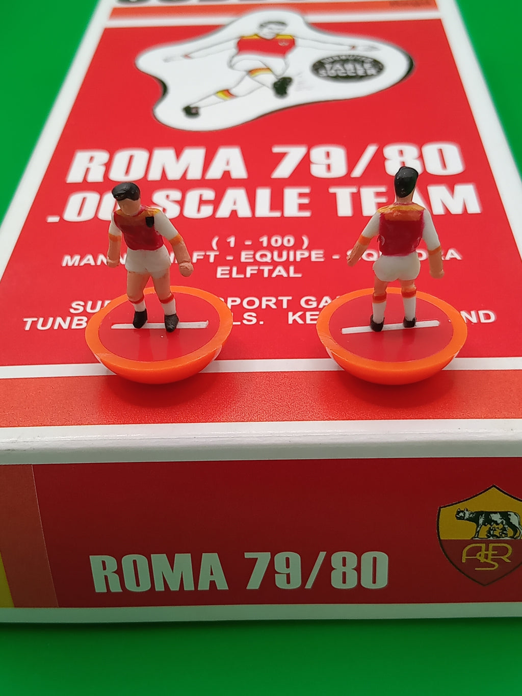 Subbuteo squadra hw Roma 1979/80 - dipinta a mano