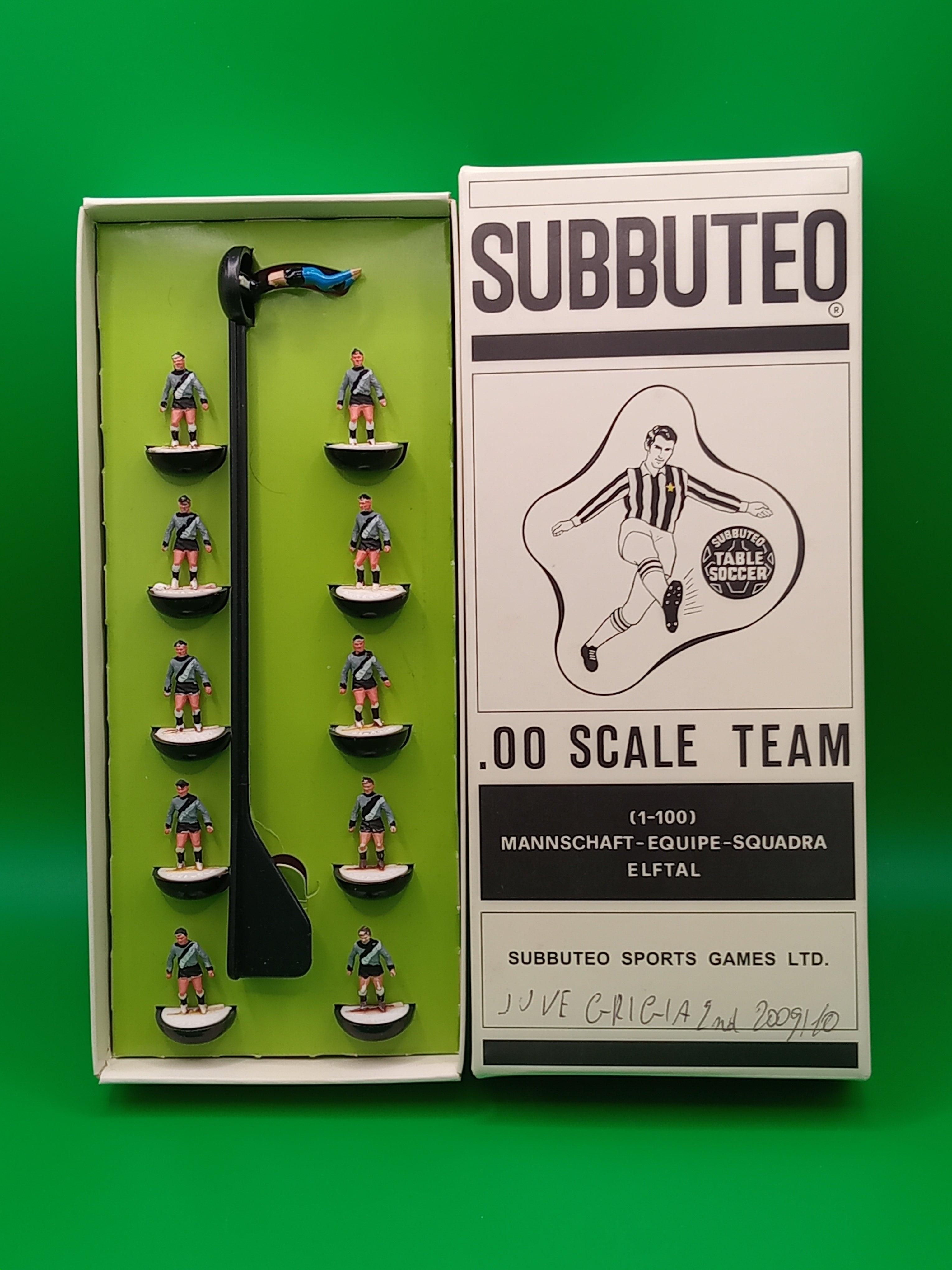 Subbuteo squadra hw Juventus 2nd 2009/10 - ridipinta