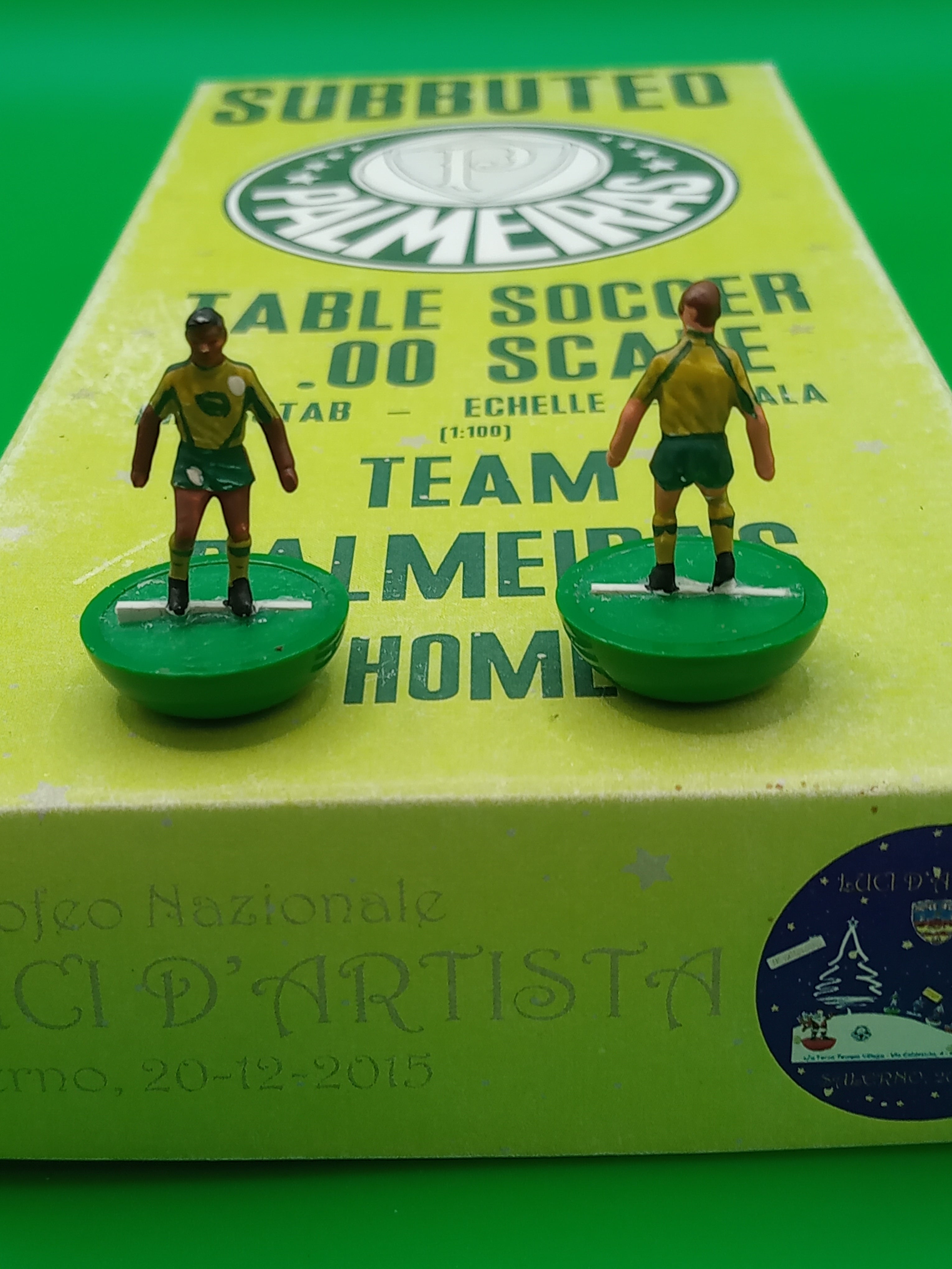 Subbuteo squadra hw Palmeiras 2nd - dipinta a mano