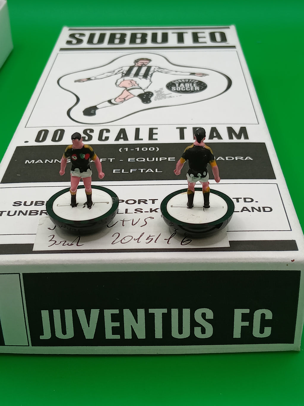 Subbuteo squadra hw Juventus 3rd 2025/2026 - dipinta a mano
