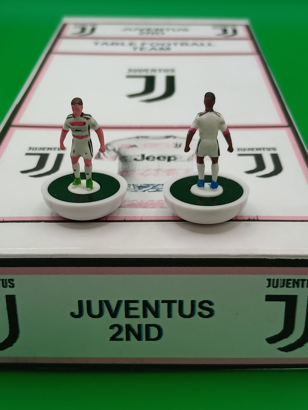 Subbuteo squadra hw Juventus 2nd 2023/2024 - dipinta a mano