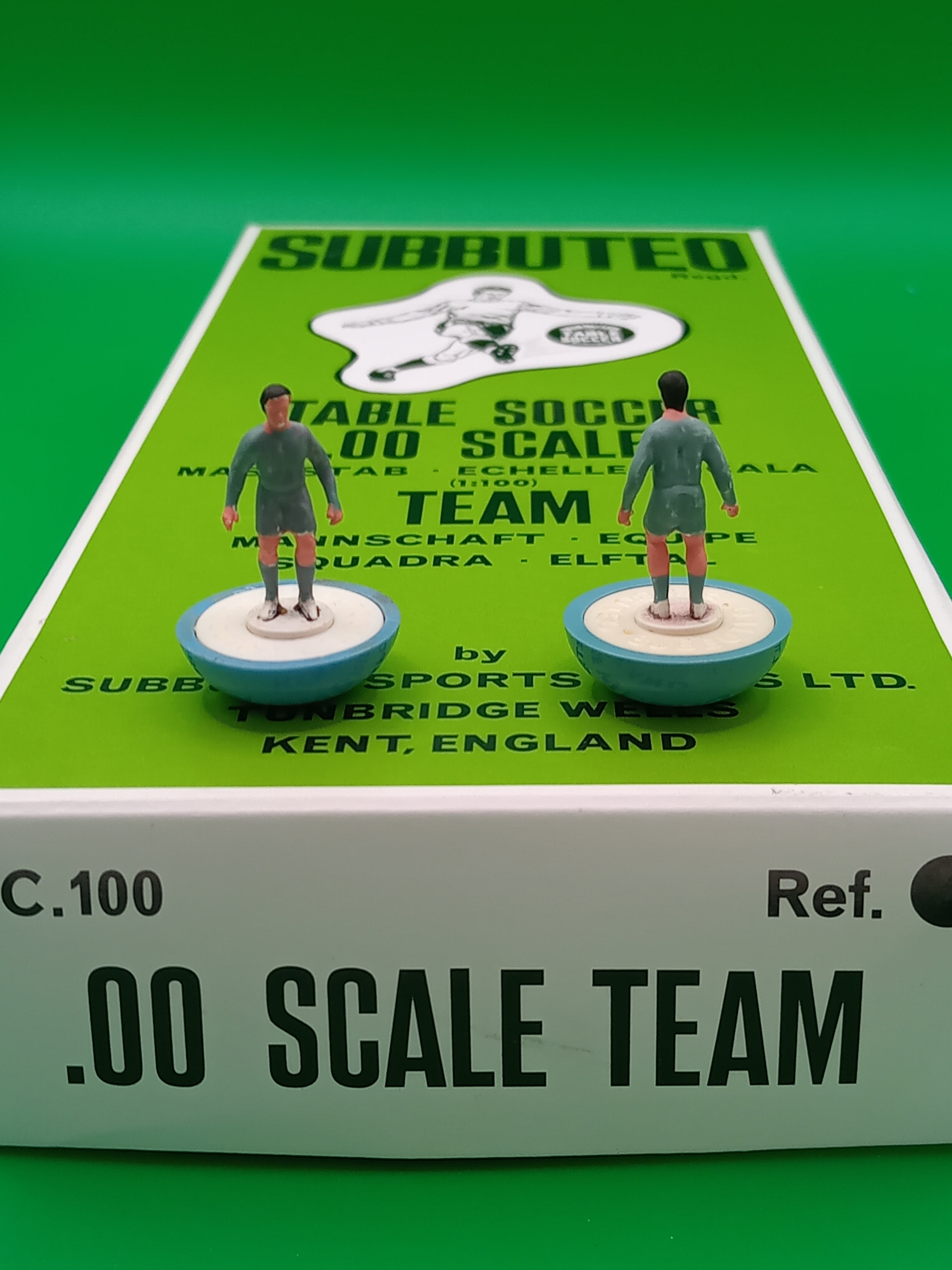Subbuteo squadra lw Inghilterra 2nd 1970 -  ridipinta