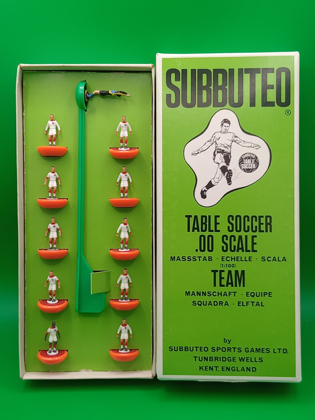 Subbuteo squadra lw Roma 2nd 1984/85  -  ridipinta
