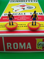 Subbuteo squadra hw Roma maglia Champions 2001/02 - dipinta a mano