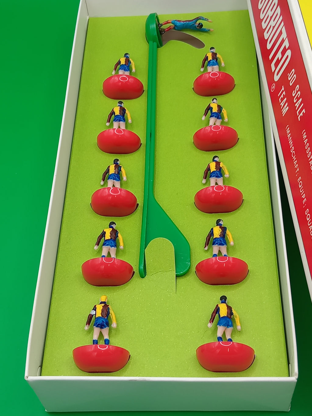 Subbuteo squadra hw Roma maglia Champions 2001/02 - dipinta a mano