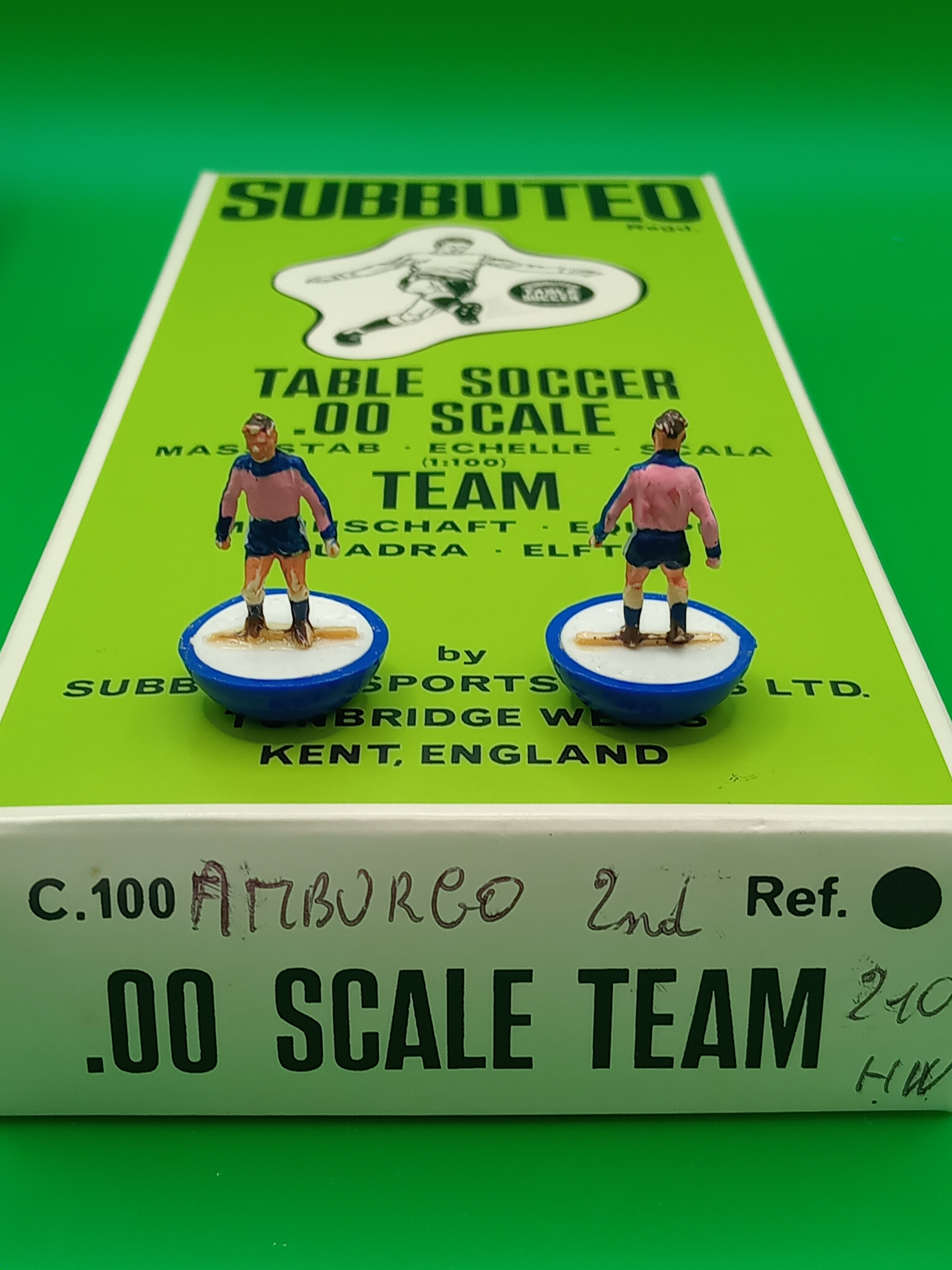 Subbuteo squadra hw Amburgo 2nd - ridipinta