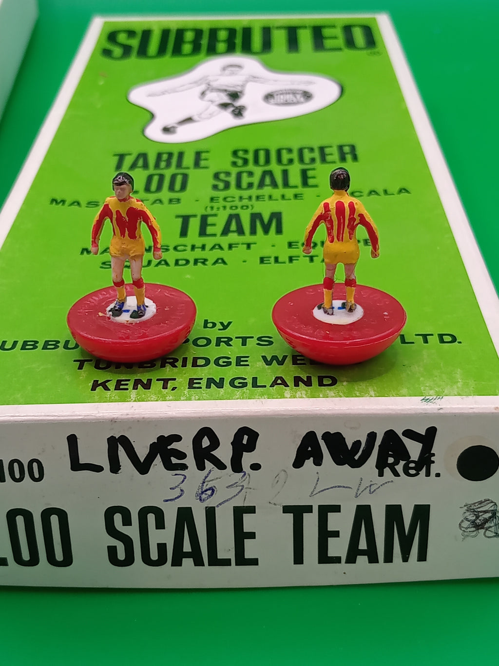 Subbuteo suqadra lw Liverpool away  - ridipinta