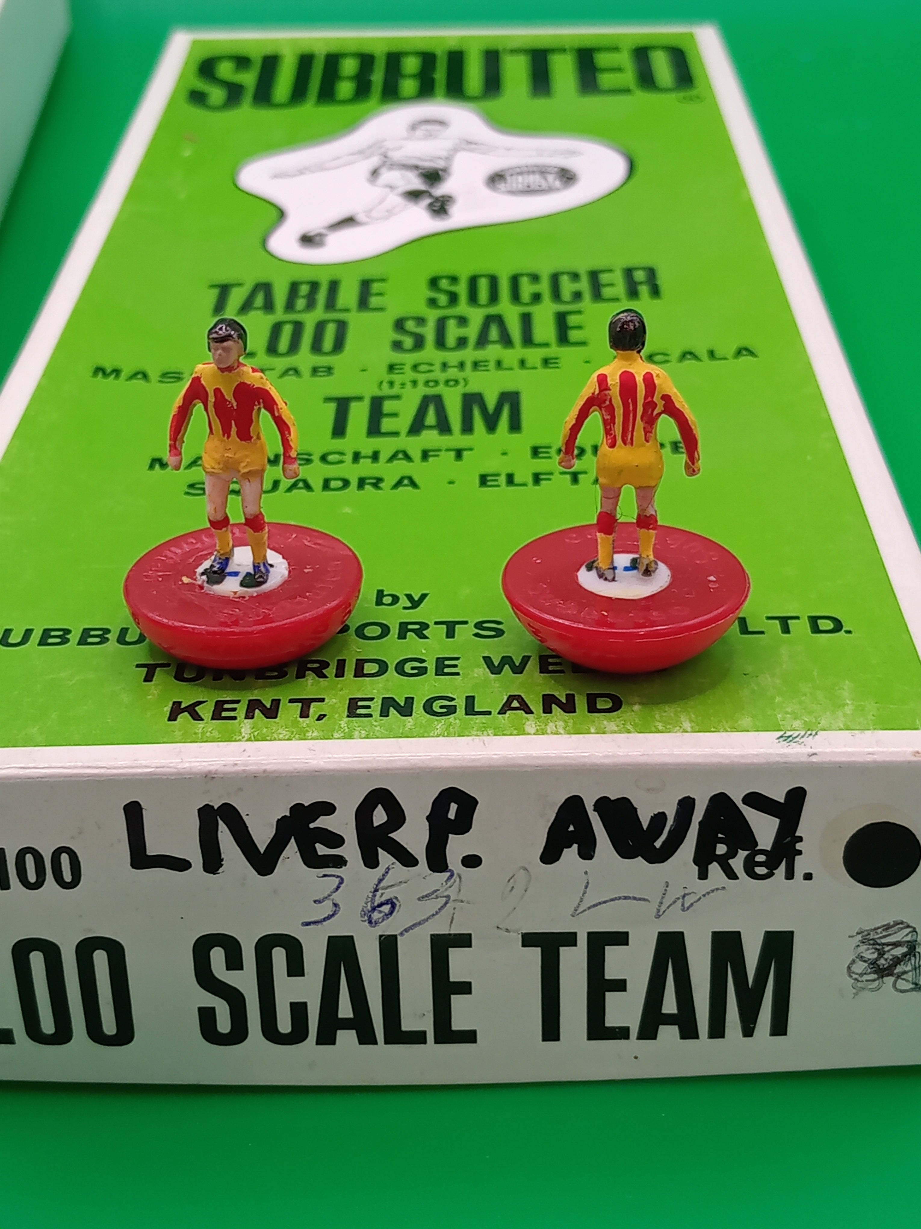 Subbuteo suqadra lw Liverpool away  - ridipinta