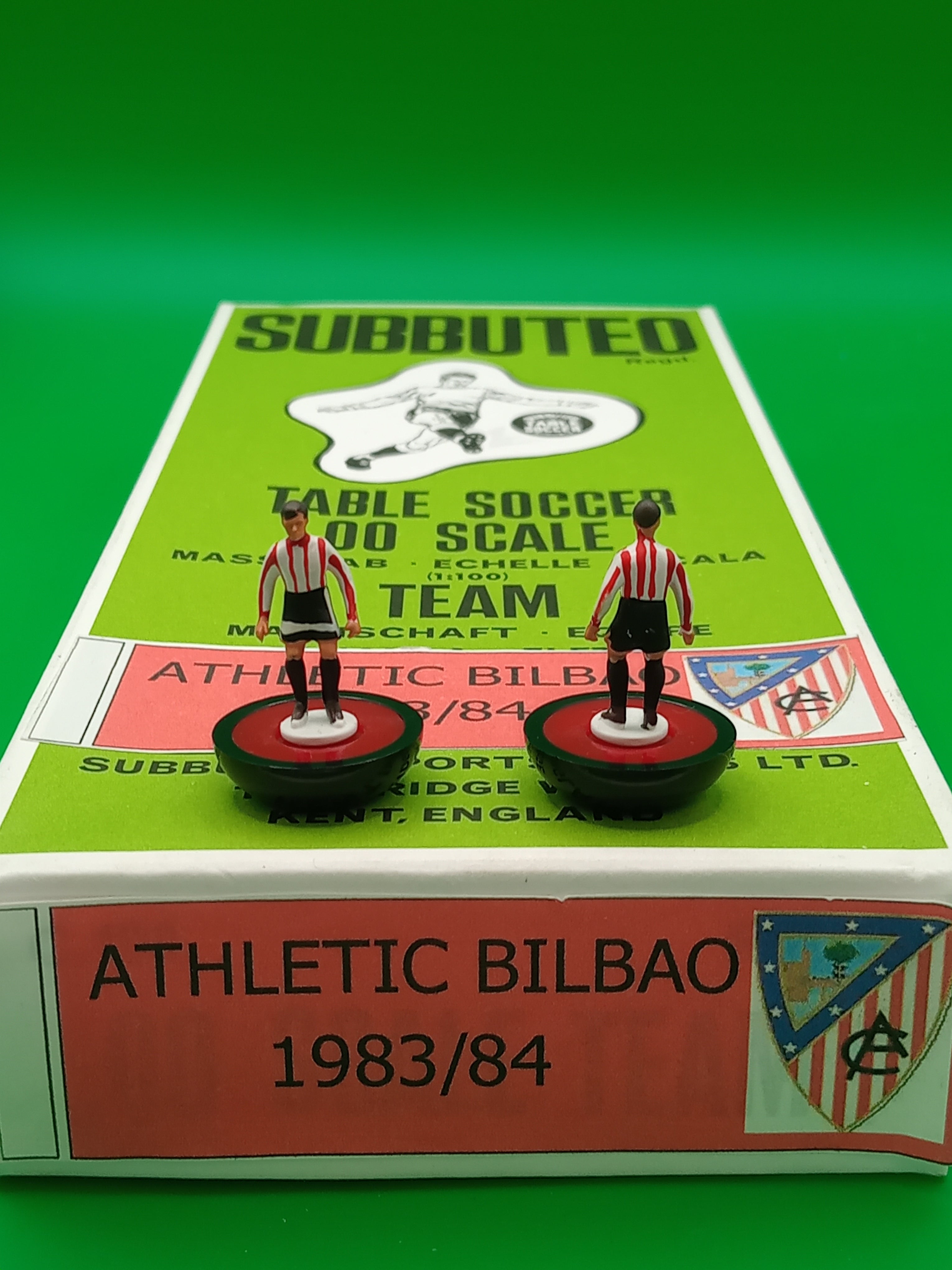 Subbuteo squadra lw Athletic Bilbao 1983/84 - dipinta a mano