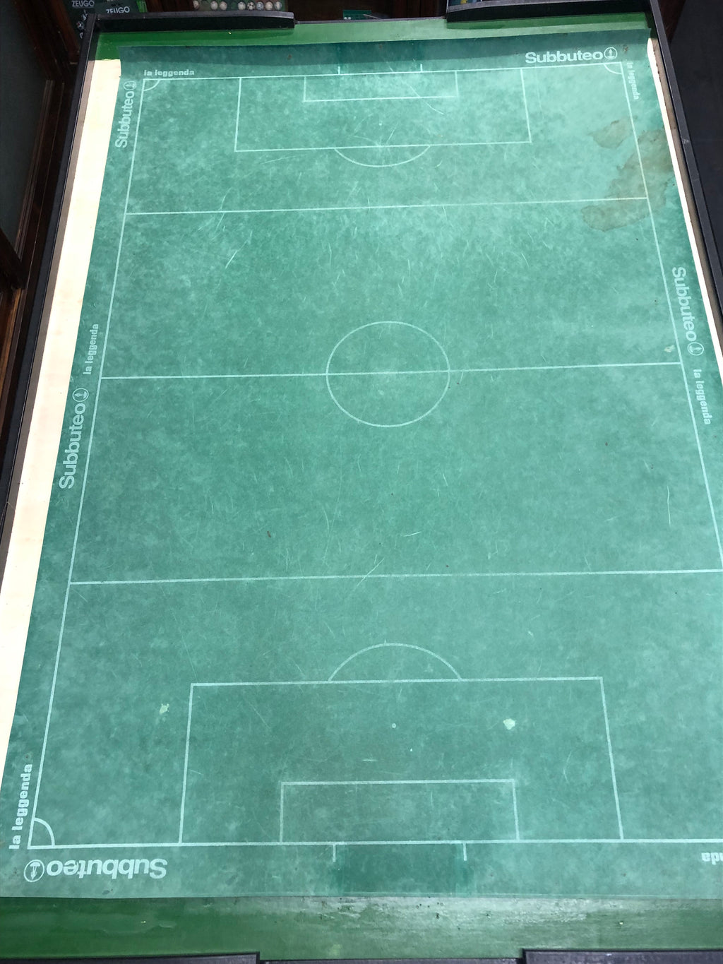 Subbuteo campo gommato serie 'La Leggenda' - Macchiato