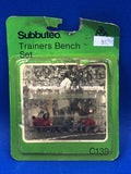 Subbuteo blister panchina con personaggi tuta rossa C139