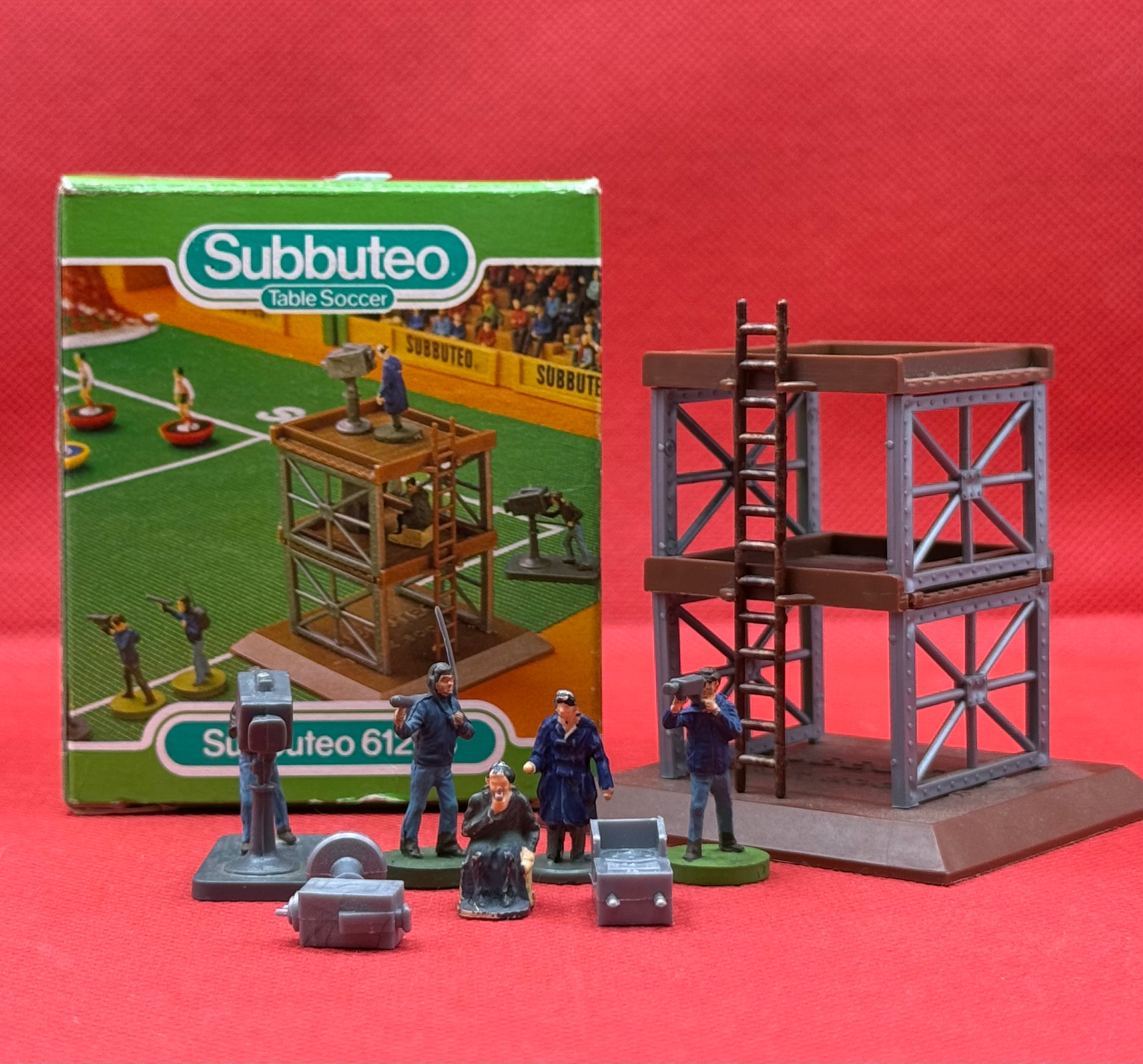 Subbuteo set torretta tv con personaggi 61208