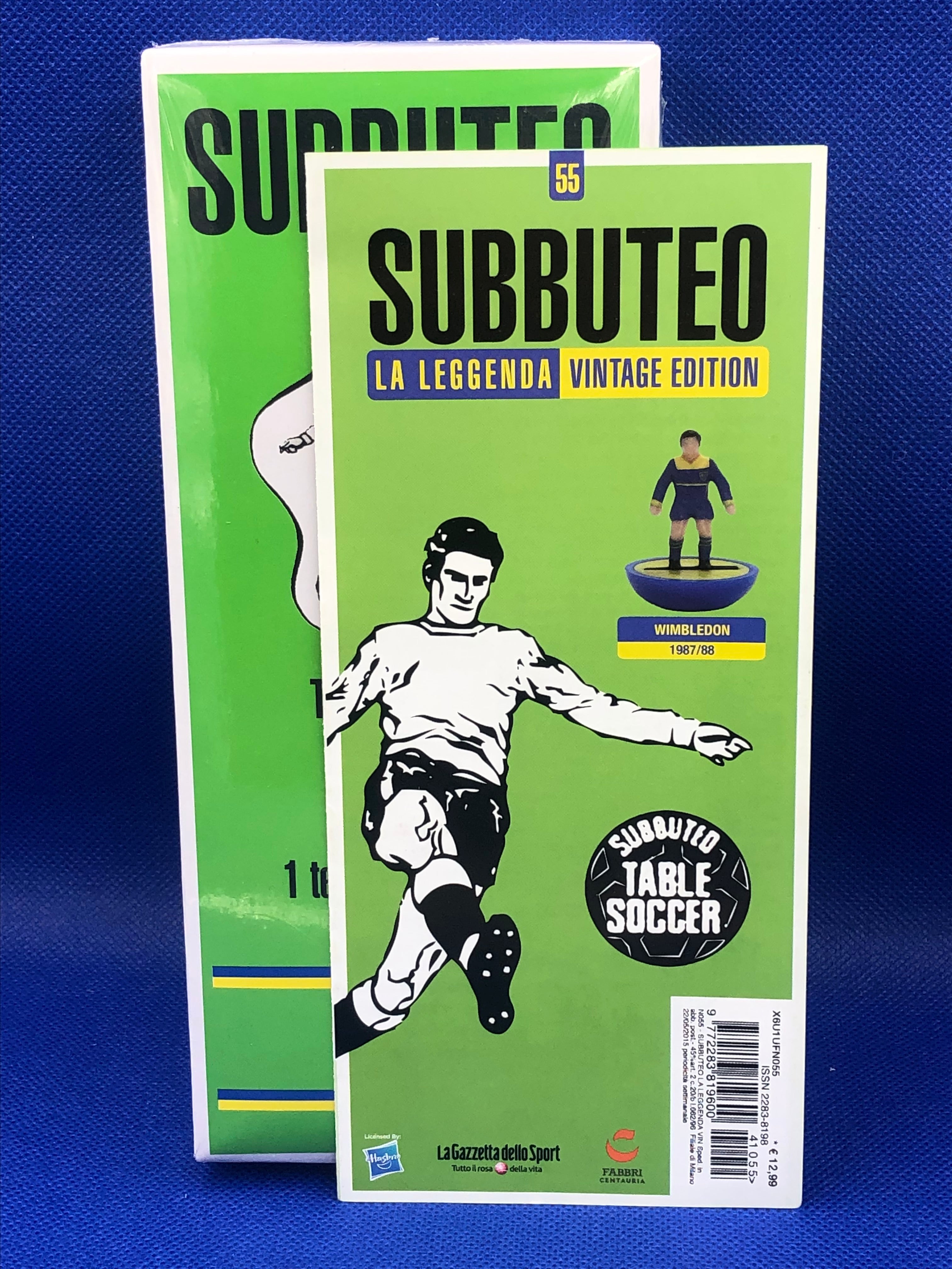 Subbuteo squadra hw vintage leggenda Wimbledon 1987/88 - sigillata