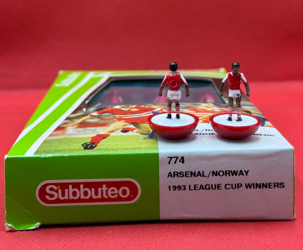 Subbuteo squadra Lw Arsenal/Norway ref 774 - League Cup Winners 1993