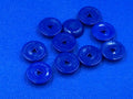 Subbuteo kit 10 basi Hasbro Piatte Blu