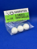 Subbuteo 3 small Footballs FF - palline ridotte