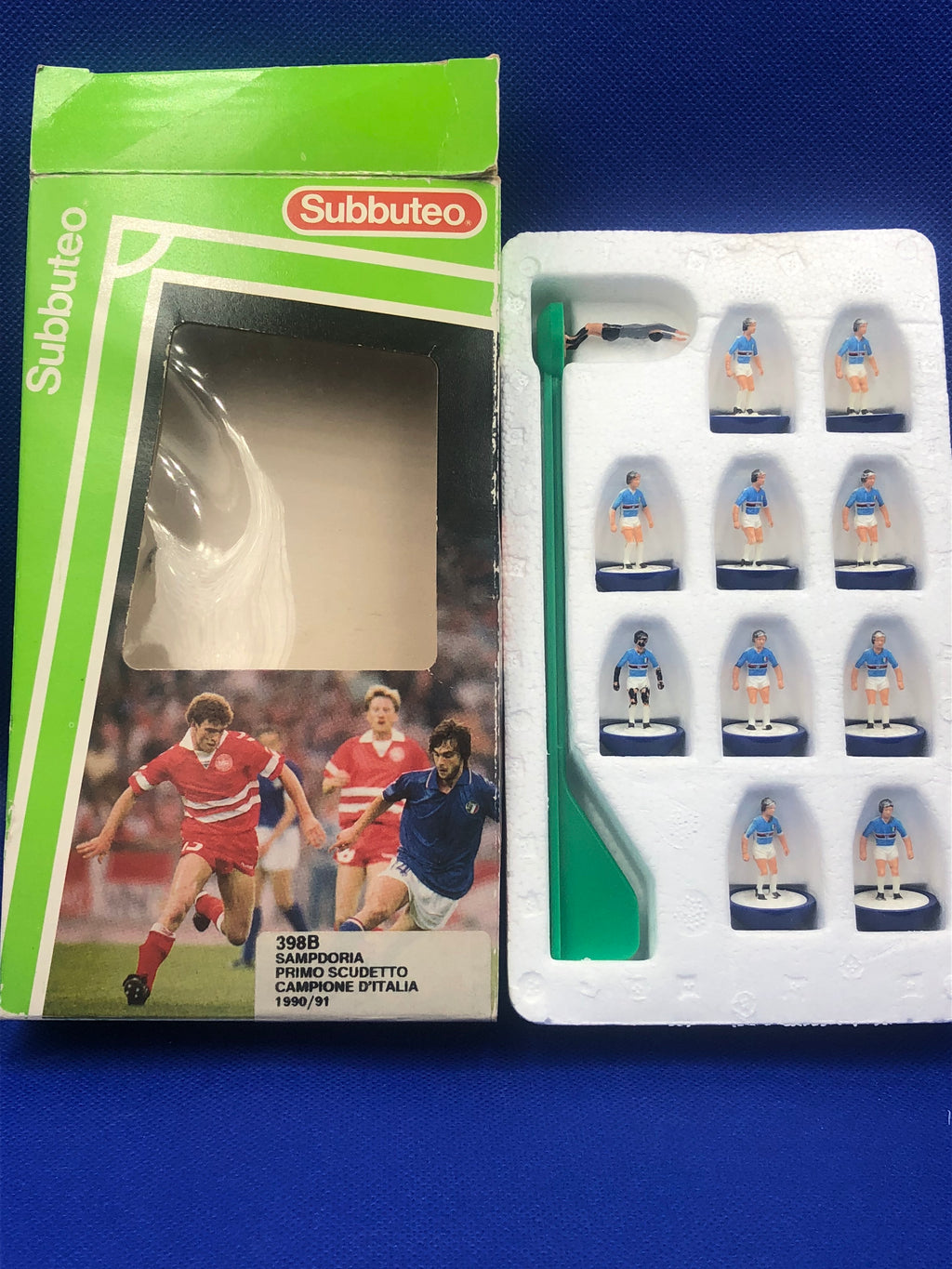 Subbuteo squadra base LW Sampdoria Campione d'Italia 1990/91 ref 398