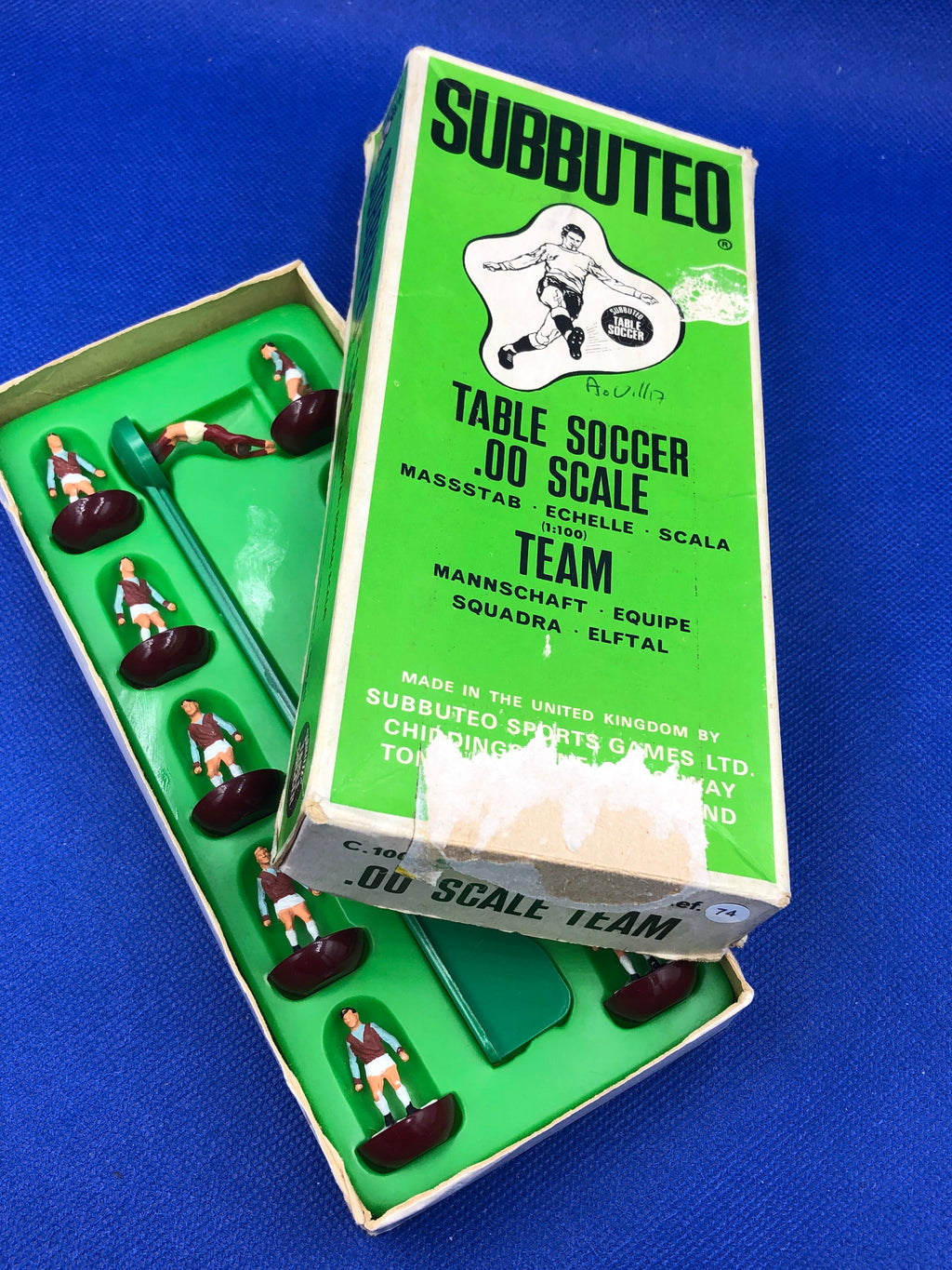 Subbuteo squadra hw Aston Villa ref 074