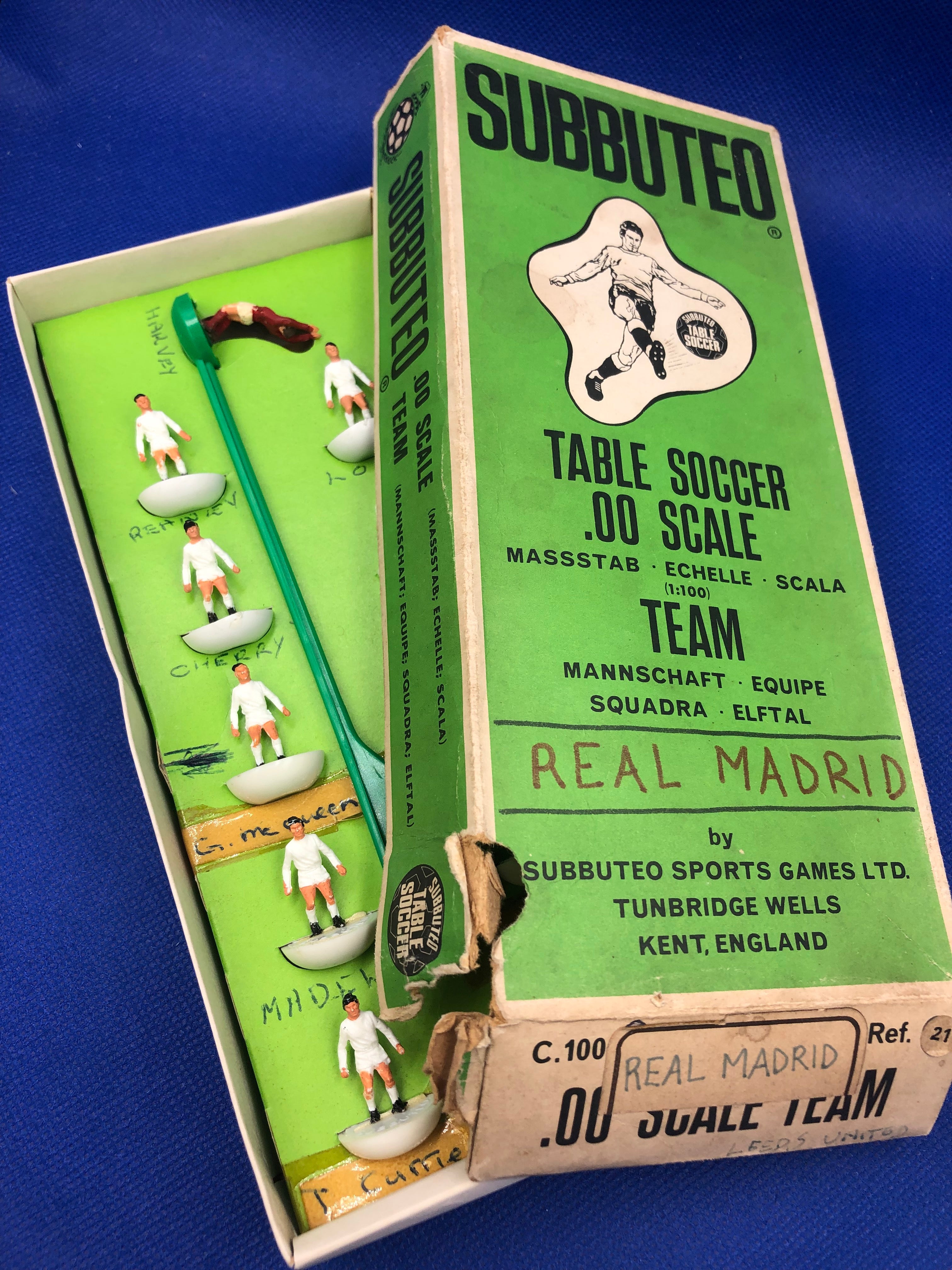 Subbuteo squadra hw Real Madrid ref 021