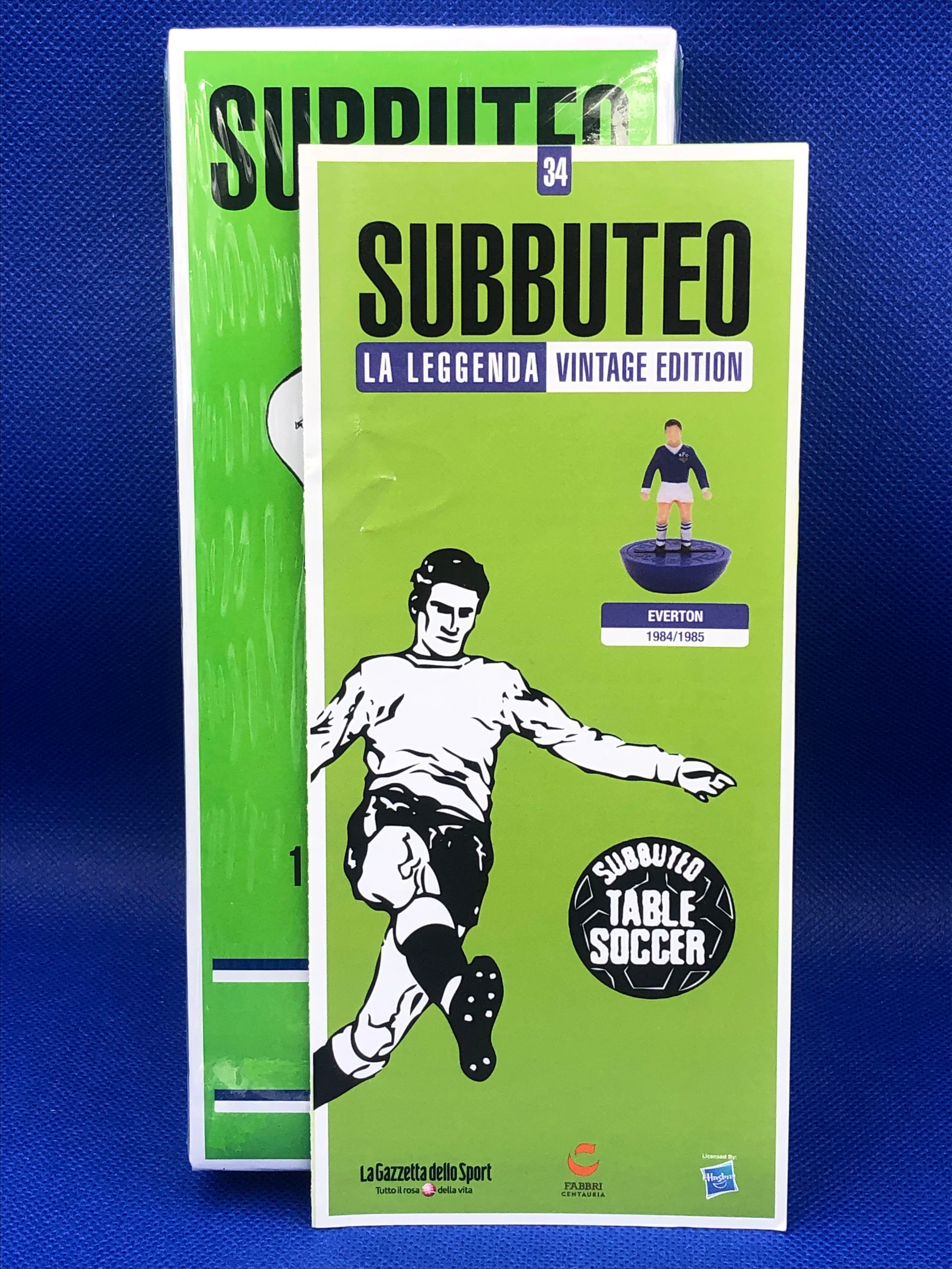 Subbuteo squadra hw vintage leggenda Everton 1984/85 - sigillata