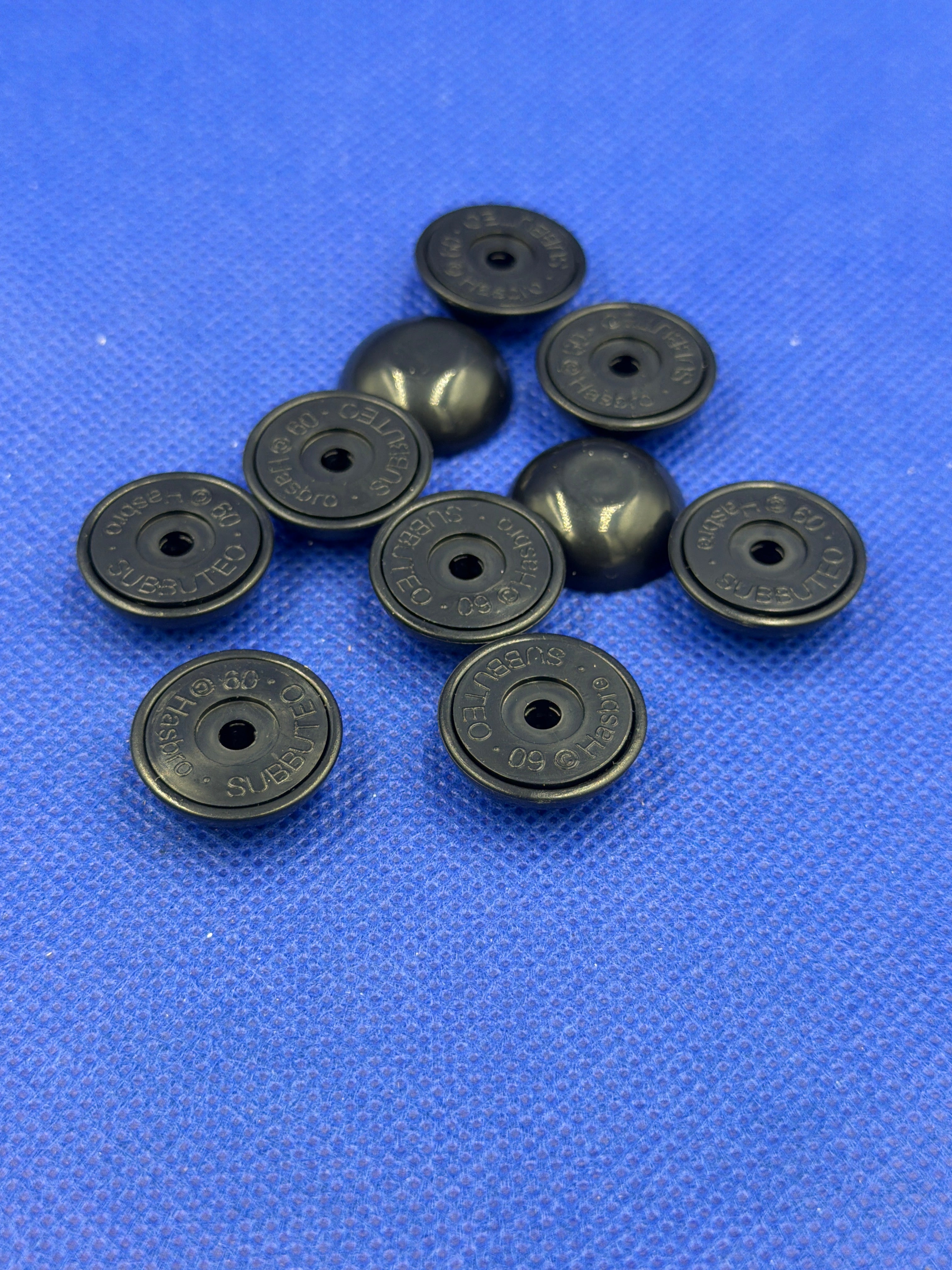 Subbuteo kit 10 basi lw leggenda nero/nero