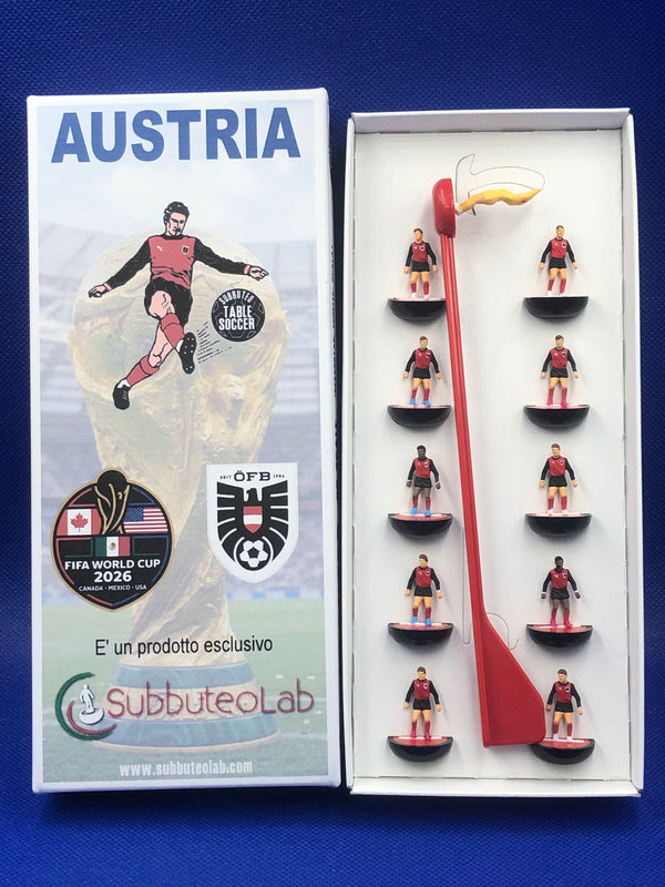 Subbuteolab collana mondiali 2026 Austria - dipinta a mano