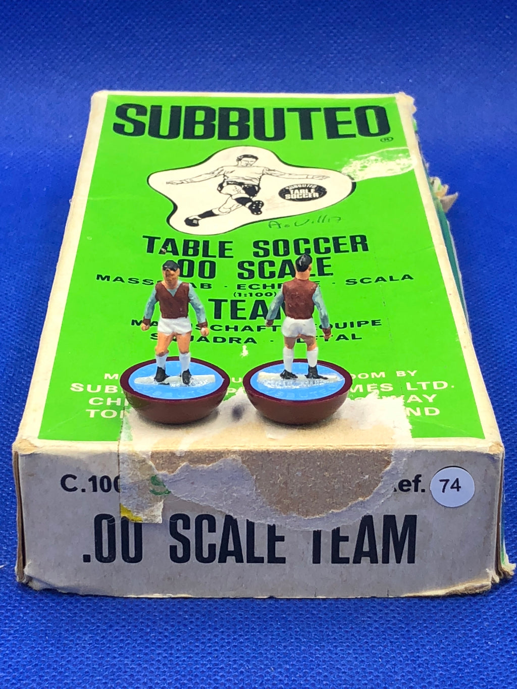 Subbuteo squadra hw Aston Villa ref 074
