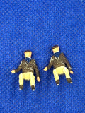 Subbuteo personaggio stadio Abito Marrone Camicia Blu