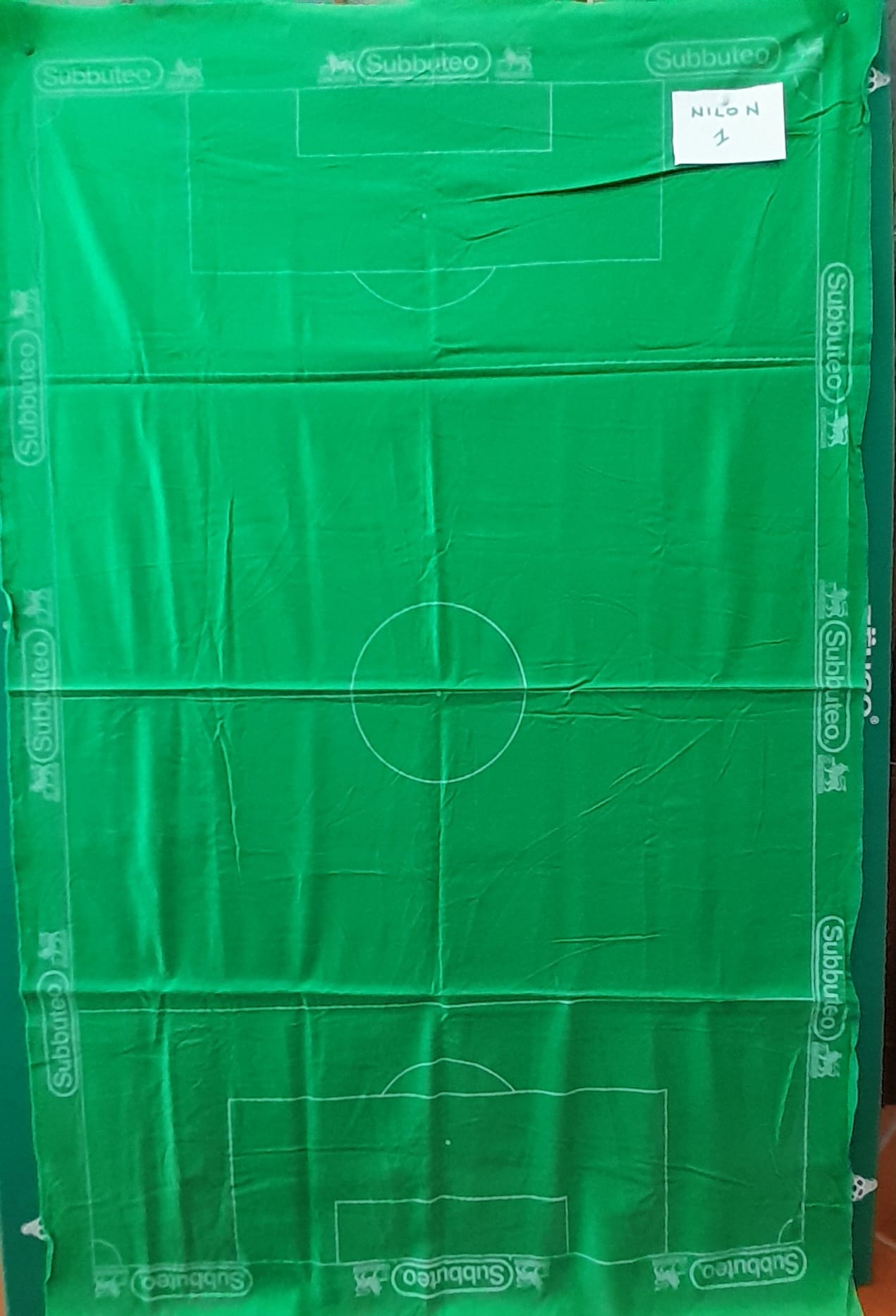 Subbuteo campo da gioco in nylon con logo Premier League