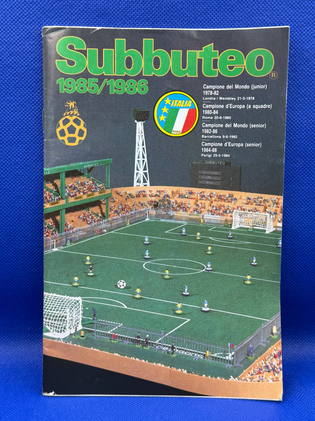 Subbuteo Catalogo 1985/86