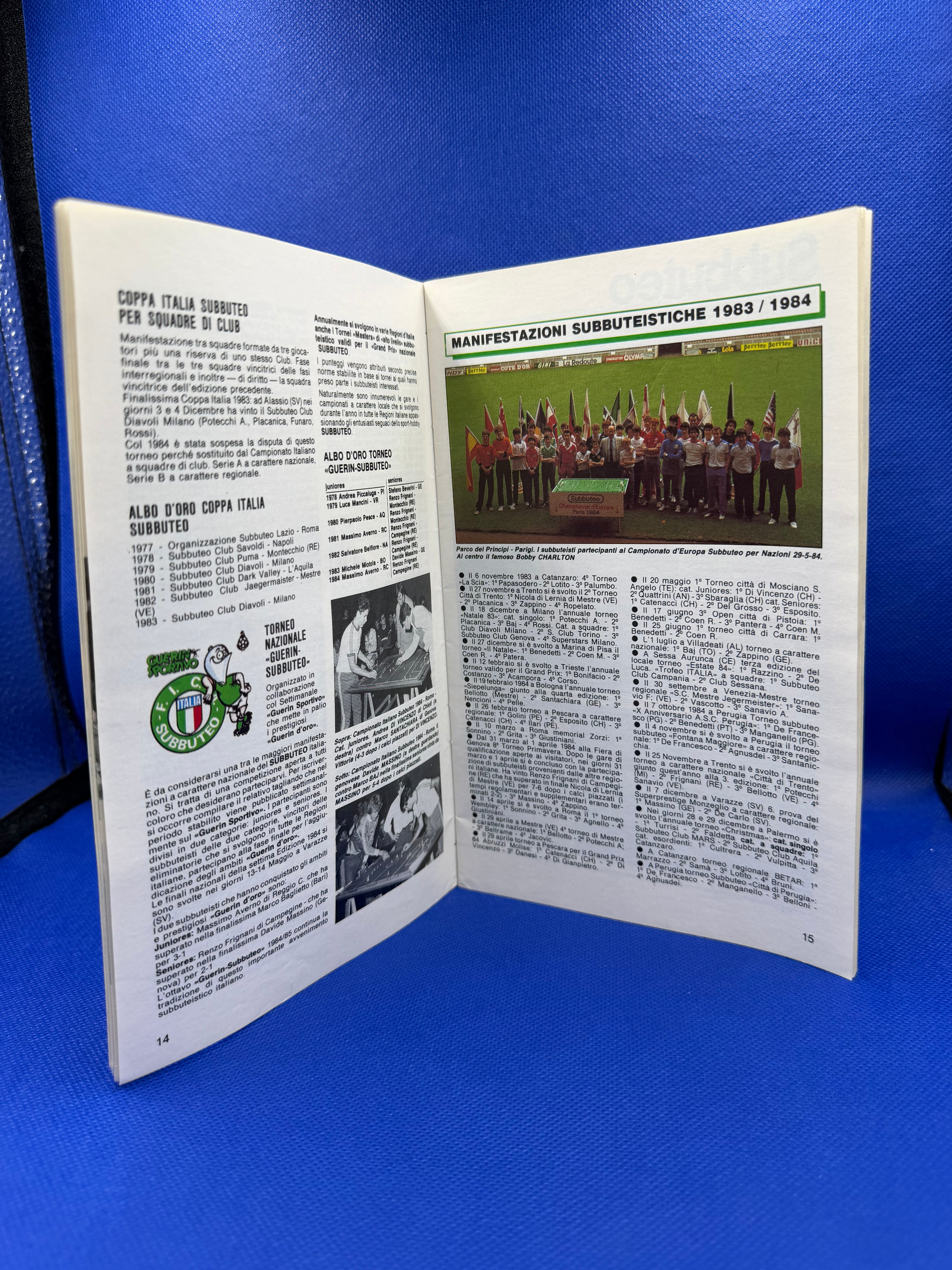 Subbuteo Catalogo 1985/86