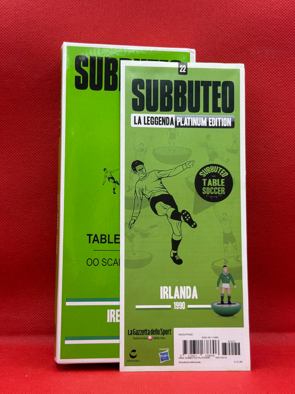 Subbuteo squadra hw vintage leggenda Platium Irlanda 1990 - con libretto