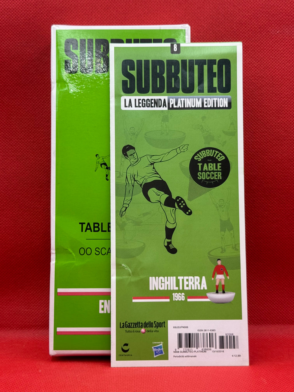 Subbuteo squadra hw vintage leggenda Platium Inghilterra 1966 - con libretto