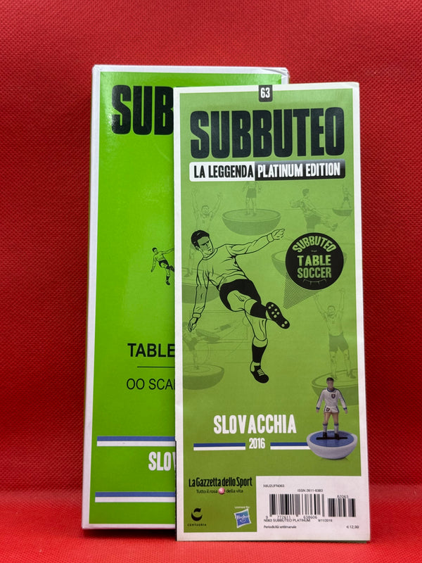 Subbuteo squadra hw vintage leggenda Platium Slovacchia - con libretto