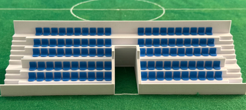SubbuteoLab Linea stadio 3D Gradinata - Seggiolini Blu