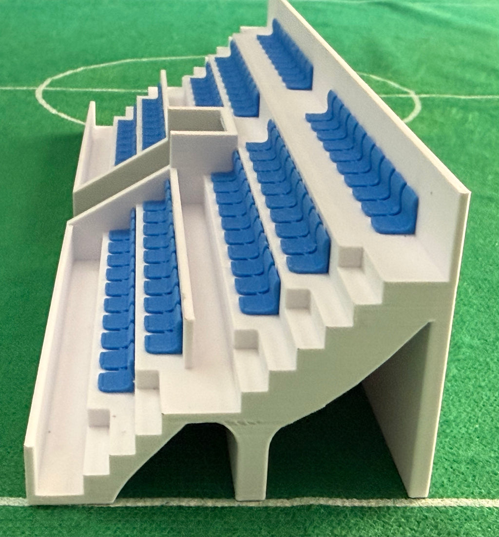 SubbuteoLab Linea stadio 3D Gradinata - Seggiolini Blu