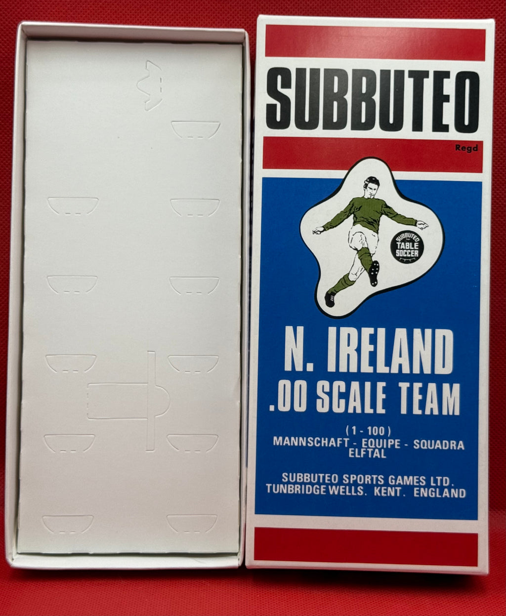 Subbuteo box replica Hw - Irlanda del Nord
