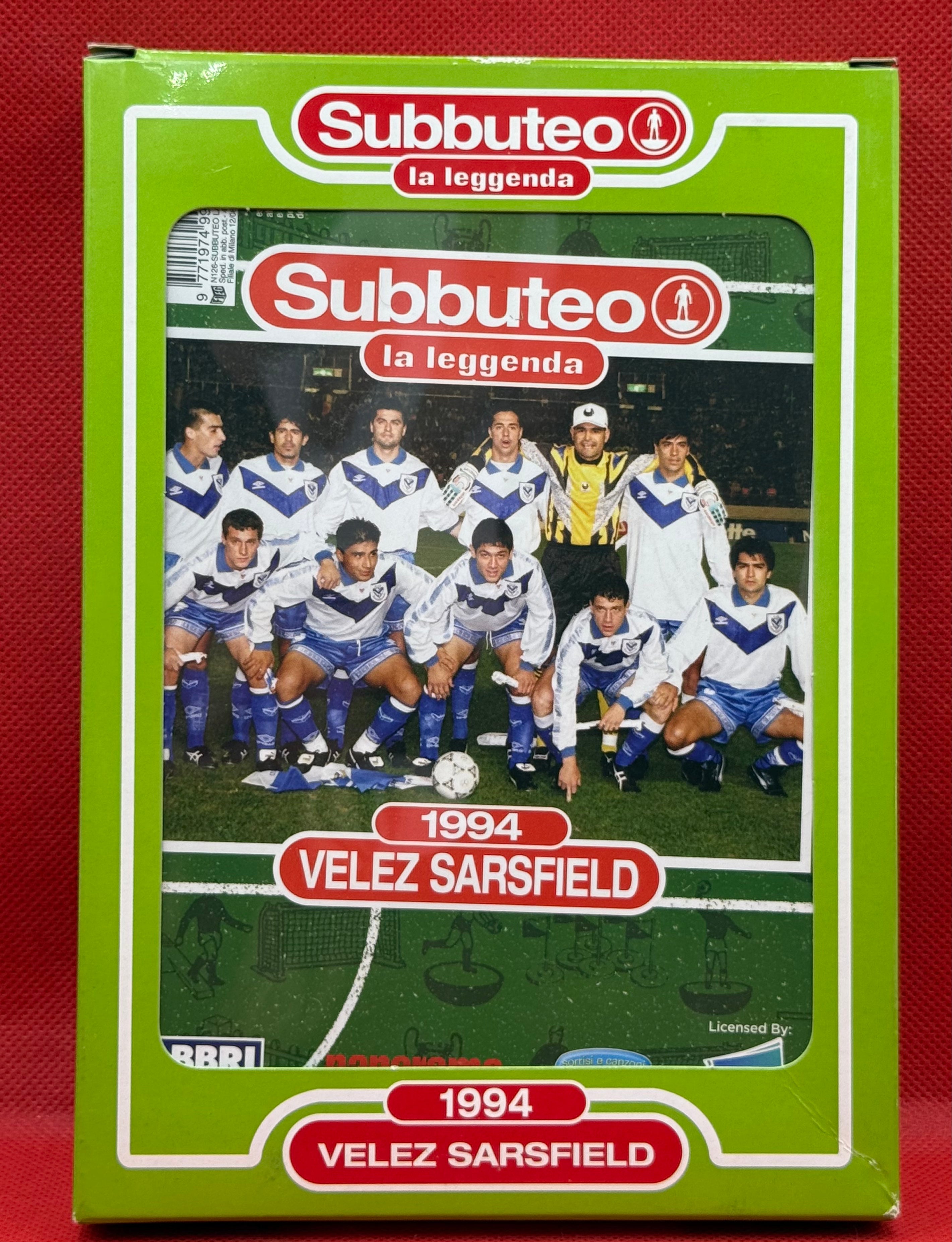Subbuteo 'serie la Leggenda Lw' Velez Sarsfield 1994 - con libretto