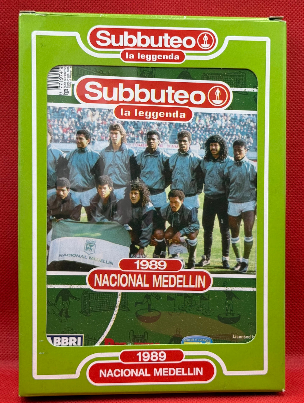 Subbuteo 'serie la Leggenda Lw' Nacional Medellin 1989 - con libretto