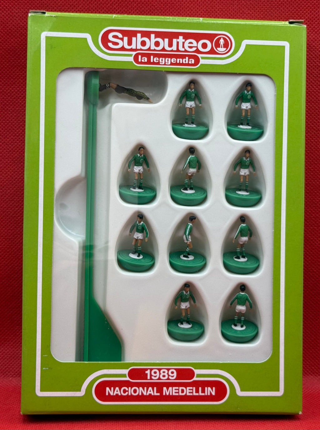 Subbuteo 'serie la Leggenda Lw' Nacional Medellin 1989 - con libretto